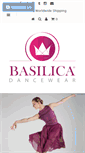 Mobile Screenshot of basilicadancewear.com